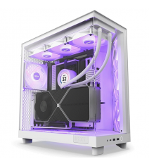 Корпус NZXT H6 Flow RGB White (CC-H61FW-R1)