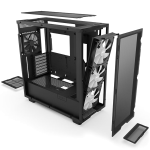 Корпус NZXT H7 Flow RGB Black (CM-H71FB-R1)