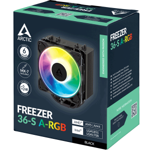 Кулер процесорний Arctic Freezer 36 S A-RGB Black (ACFRE00198A)