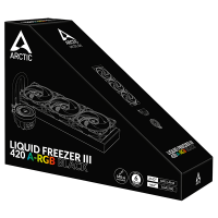 Система водяного охолодження Arctic Liquid Freezer III 420 A-RGB Black (ACFRE00145A)