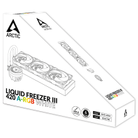 Система водяного охолодження Arctic Liquid Freezer III 420 A-RGB White (ACFRE00153A)