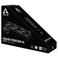 Система водяного охолодження Arctic Liquid Freezer III 420 Black (ACFRE00137A)