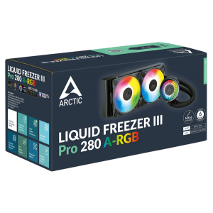 Система водяного охолодження Arctic Liquid Freezer III Pro 280 A-RGB Black (ACFRE00183A)