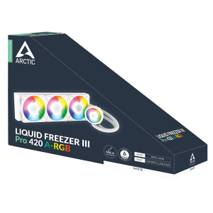 Система водяного охолодження Arctic Liquid Freezer III Pro 420 A-RGB White (ACFRE00189A)