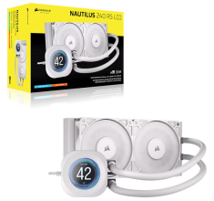 Система водяного охолодження Corsair NAUTILUS 240 RS LCD White (CW-9061032-WW)