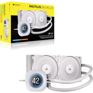 Система водяного охолодження Corsair NAUTILUS 240 RS LCD White (CW-9061032-WW)