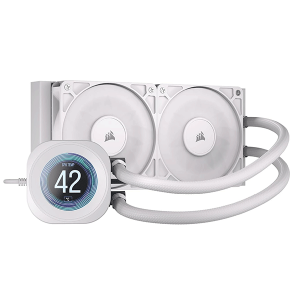 Система водяного охолодження Corsair NAUTILUS 240 RS LCD White (CW-9061032-WW) Система водяного охолодження Corsair NAUTILUS 240 RS LCD White (CW-9061032-WW)