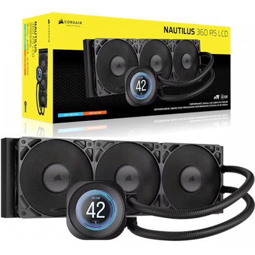 Система водяного охолодження Corsair NAUTILUS 360 RS LCD (CW-9061033-WW) Система водяного охолодження Corsair NAUTILUS 360 RS LCD (CW-9061033-WW)