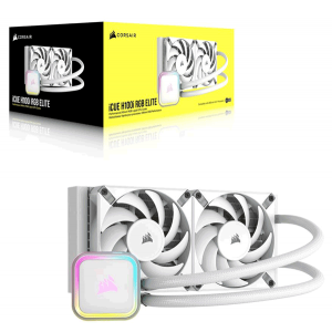 Система водяного охолодження Corsair iCUE H100i RGB ELITE White (CW-9060078-WW)