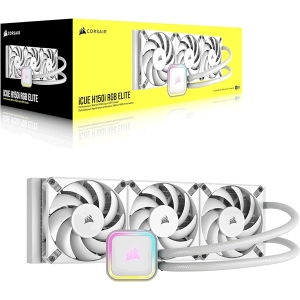 Система водяного охолодження Corsair iCUE H150i RGB Elite White (CW-9060079-WW)