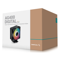 Кулер процесорний Deepcool AG400 DIGITAL BK ARGB (R-AG400-BKADMN-G-1)