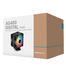 Кулер процесорний Deepcool AG400 DIGITAL PLUS (R-AG400-BKADMP-G-1)