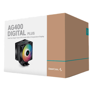 Кулер процесорний Deepcool AG400 DIGITAL PLUS (R-AG400-BKADMP-G-1)