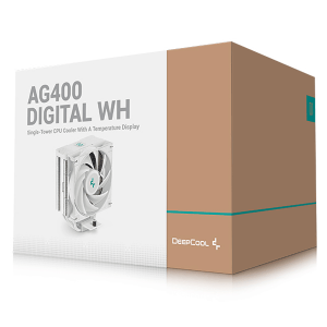 Кулер процесорний Deepcool AG400 DIGITAL WH (R-AG400-WHNDMN-G-1)