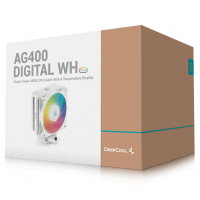 Кулер процесорний Deepcool AG400 DIGITAL WH ARGB (R-AG400-WHADMN-G-1)