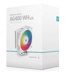 Кулер процесорний Deepcool AG400 WH ARGB V2 (R-AG400-WHAMMN-GJD)