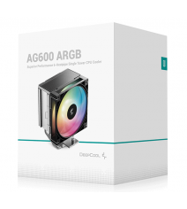 Кулер процесорний Deepcool AG600 ARGB Black (R-AG600-BKAMMG2-G)