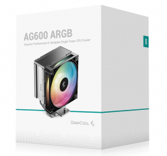 Кулер процесорний Deepcool AG600 ARGB Black (R-AG600-BKAMMG2-G)
