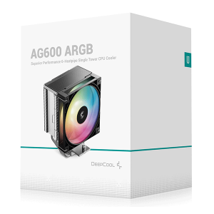 Кулер процесорний Deepcool AG600 ARGB Black (R-AG600-BKAMMG2-G)