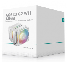 Кулер процесорний Deepcool AG620 G2 WH ARGB (R-AG620-WHAMMG2-G)