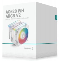 Кулер процесорний Deepcool AG620 WH ARGB V2 (R-AG620-WHAMMN-GJD)