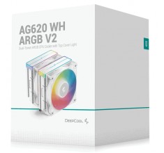 Кулер процесорний Deepcool AG620 WH ARGB V2 (R-AG620-WHAMMN-GJD)