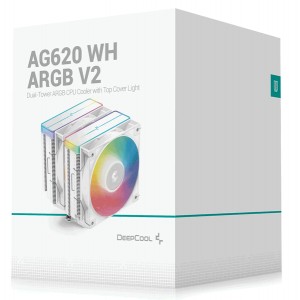 Кулер процесорний Deepcool AG620 WH ARGB V2 (R-AG620-WHAMMN-GJD)