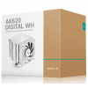 Кулер процесорний Deepcool AK620 DIGITAL WH (R-AK620-WHADMN-G)