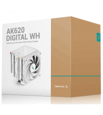 Кулер процесорний Deepcool AK620 DIGITAL WH (R-AK620-WHADMN-G)