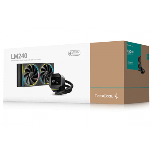Система водяного охолодження Deepcool LM240 Black (R-LM240-BKDMMC-1) Система водяного охолодження Deepcool LM240 Black (R-LM240-BKDMMC-1)