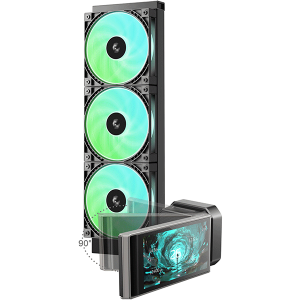 Система водяного охолодження Deepcool LT360 Vision ARGB Black (R-LT360VISION-BKAMMC-G-1) Система водяного охолодження Deepcool LT360 Vision ARGB Black (R-LT360VISION-BKAMMC-G-1)