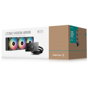 Система водяного охолодження Deepcool LT360 Vision ARGB Black (R-LT360VISION-BKAMMC-G-1)