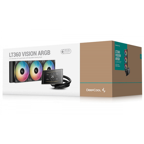 Система водяного охолодження Deepcool LT360 Vision ARGB Black (R-LT360VISION-BKAMMC-G-1) Система водяного охолодження Deepcool LT360 Vision ARGB Black (R-LT360VISION-BKAMMC-G-1)