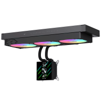 Система водяного охолодження GameMax GLACIER 360 LCD BK Система водяного охолодження GameMax GLACIER 360 LCD BK