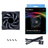 Вентилятор Lian Li UNI FAN TL LCD 120 Black Single Pack (G99.12TLLCD1B.00)