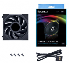 Вентилятор Lian Li UNI FAN TL LCD 120 Black Single Pack (G99.12TLLCD1B.00)
