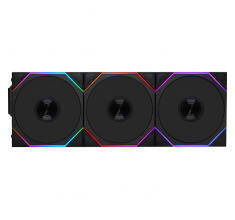 Вентилятор Lian Li Uni Fan TL Wireless 120-3 Black (G99.12TL1W3B.00)