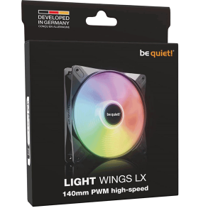 Вентилятор be quiet! Light Wings LX 140mm PWM High-Speed Black (BL129)