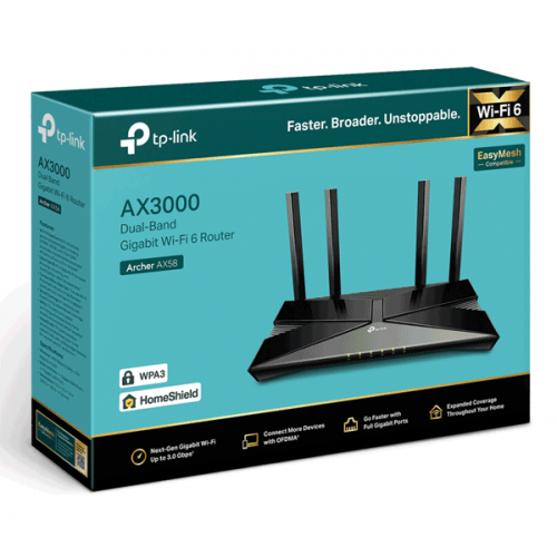 Маршрутизатор TP-LINK Archer AX58 Маршрутизатор TP-LINK Archer AX58