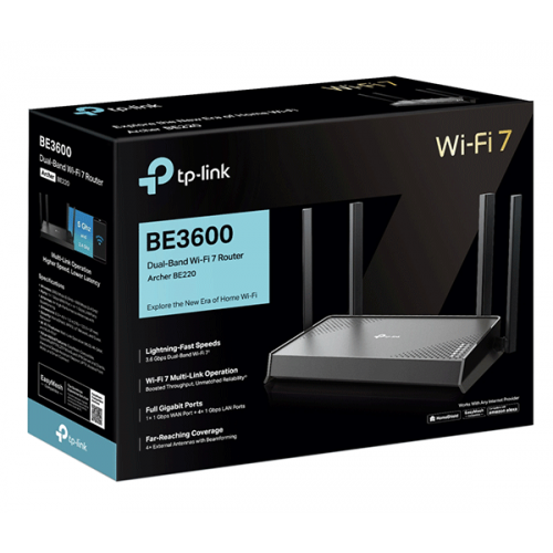 Маршрутизатор TP-LINK Archer BE220 BE3600 Маршрутизатор TP-LINK Archer BE220 BE3600