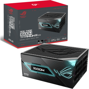 Блок живлення ASUS ROG Thor 1600W Titanium III EVO ROG Equalizer (90YE00VB-B0NA00)