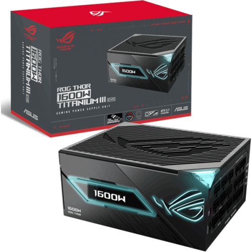 Блок живлення ASUS ROG Thor 1600W Titanium III EVO ROG Equalizer (90YE00VB-B0NA00) Блок живлення ASUS ROG Thor 1600W Titanium III EVO ROG Equalizer (90YE00VB-B0NA00)