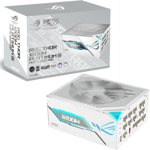 Блок живлення ASUS ROG Thor 1200W Platinum III WHITE ROG Equalizer (90YE00V9-B0NA00)