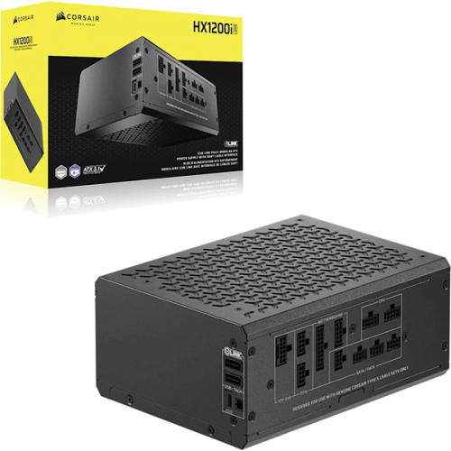 Блок живлення Corsair HX1200i SHIFT (CP-9020267-EU) Блок живлення Corsair HX1200i SHIFT (CP-9020267-EU)