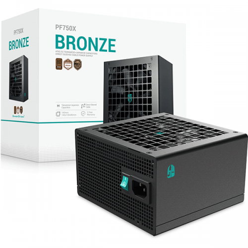 Блок живлення Deepcool PF750X 750W (R-PF750X-HD0B-JGEU) Блок живлення Deepcool PF750X 750W (R-PF750X-HD0B-JGEU)