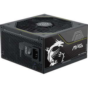 Блок живлення MSI MAG A1000PLS PCIE5 1000W Блок живлення MSI MAG A1000PLS PCIE5 1000W