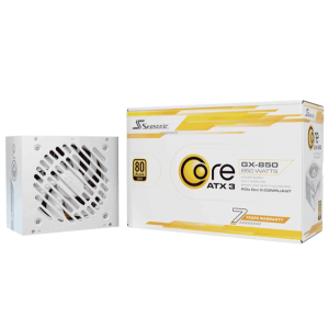 Блок живлення Seasonic CORE GX White ATX 3 (2024) Gold 850 W (CORE GX-850)