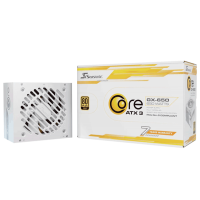 Блок живлення Seasonic CORE GX White ATX 3.1 (2024) 650 W (CORE GX-650)