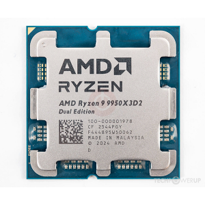 Процесор AMD Ryzen 9 9950X3D2 Dual Edition Tray (100-000001978)