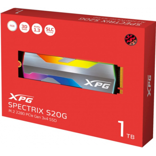 Диск SSD ADATA XPG Spectrix S20G 1TB (ASPECTRIXS20G-1T-C)